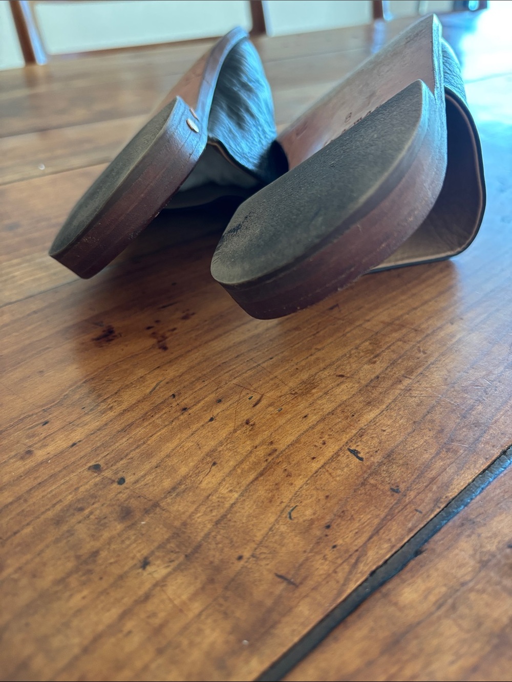 Beek Black Leather Slip-On Mules Women’s 8 - Picture 7 of 8